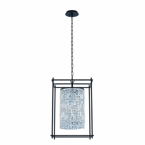 Joni Four Light Foyer Pendant Matte Black Ceiling Lights Lighting outlet store
