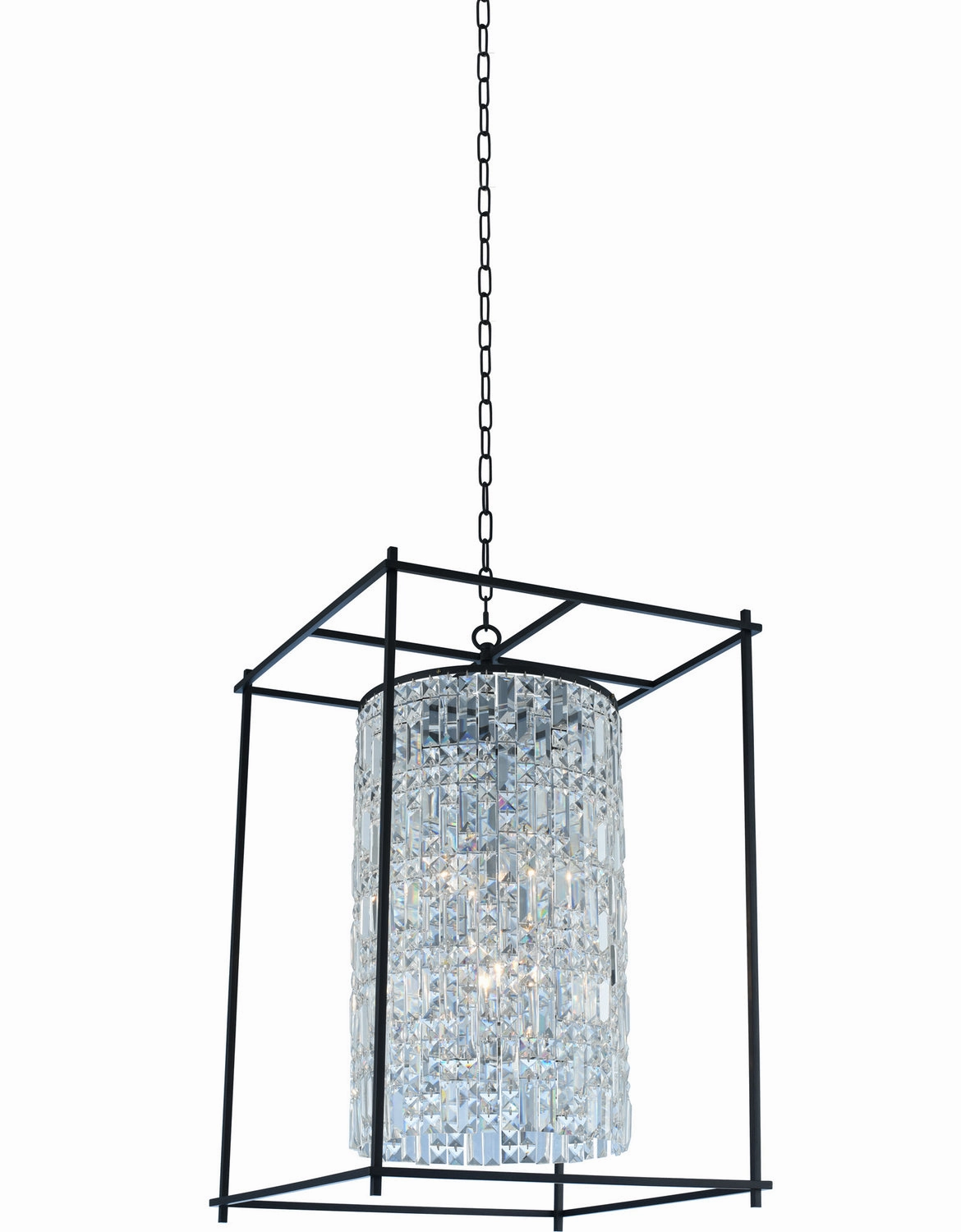 Joni Six Light Foyer Pendant Matte Black Ceiling Lights Lighting outlet store
