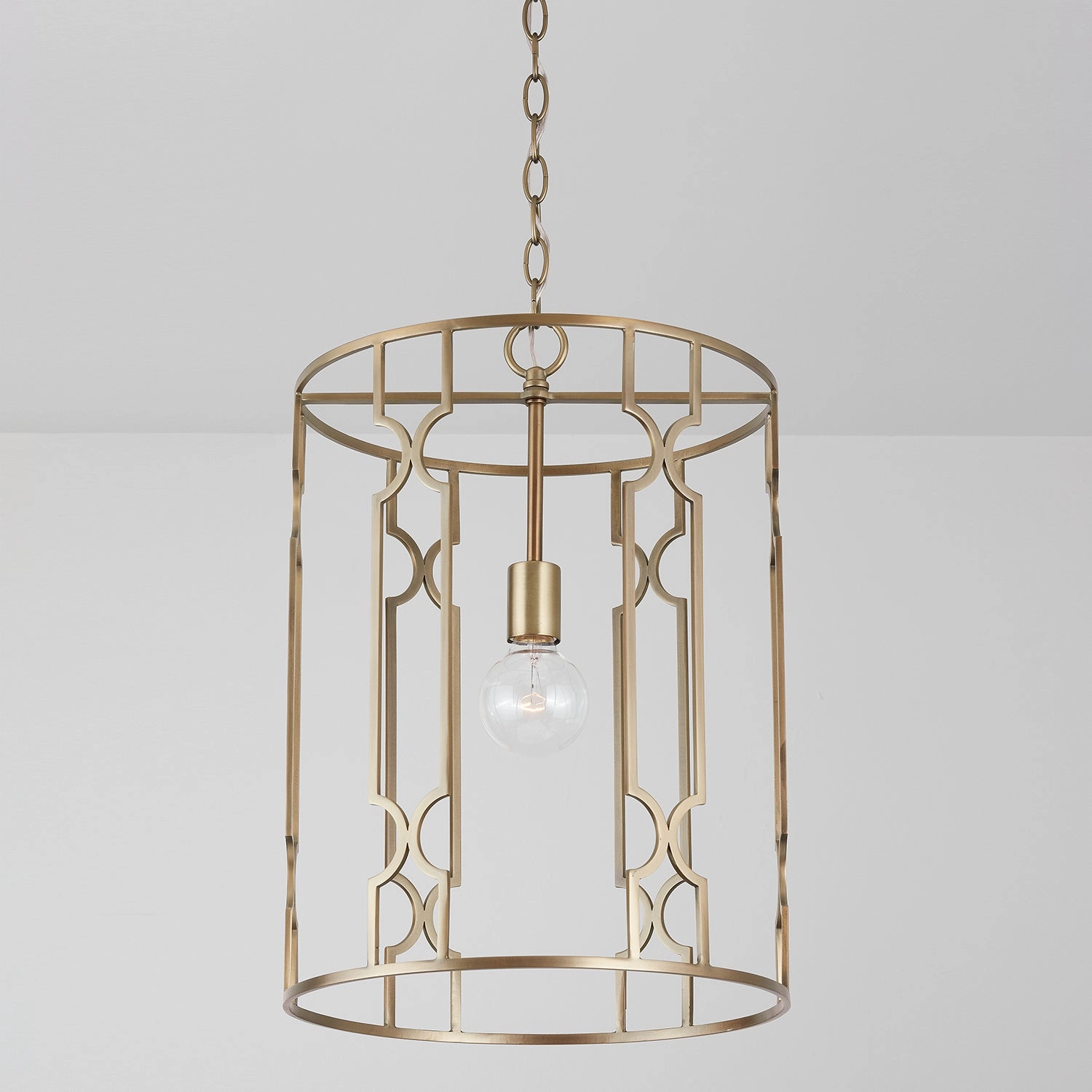 Jordyn One Light Pendant Aged Brass Ceiling Light Fixtures on sale