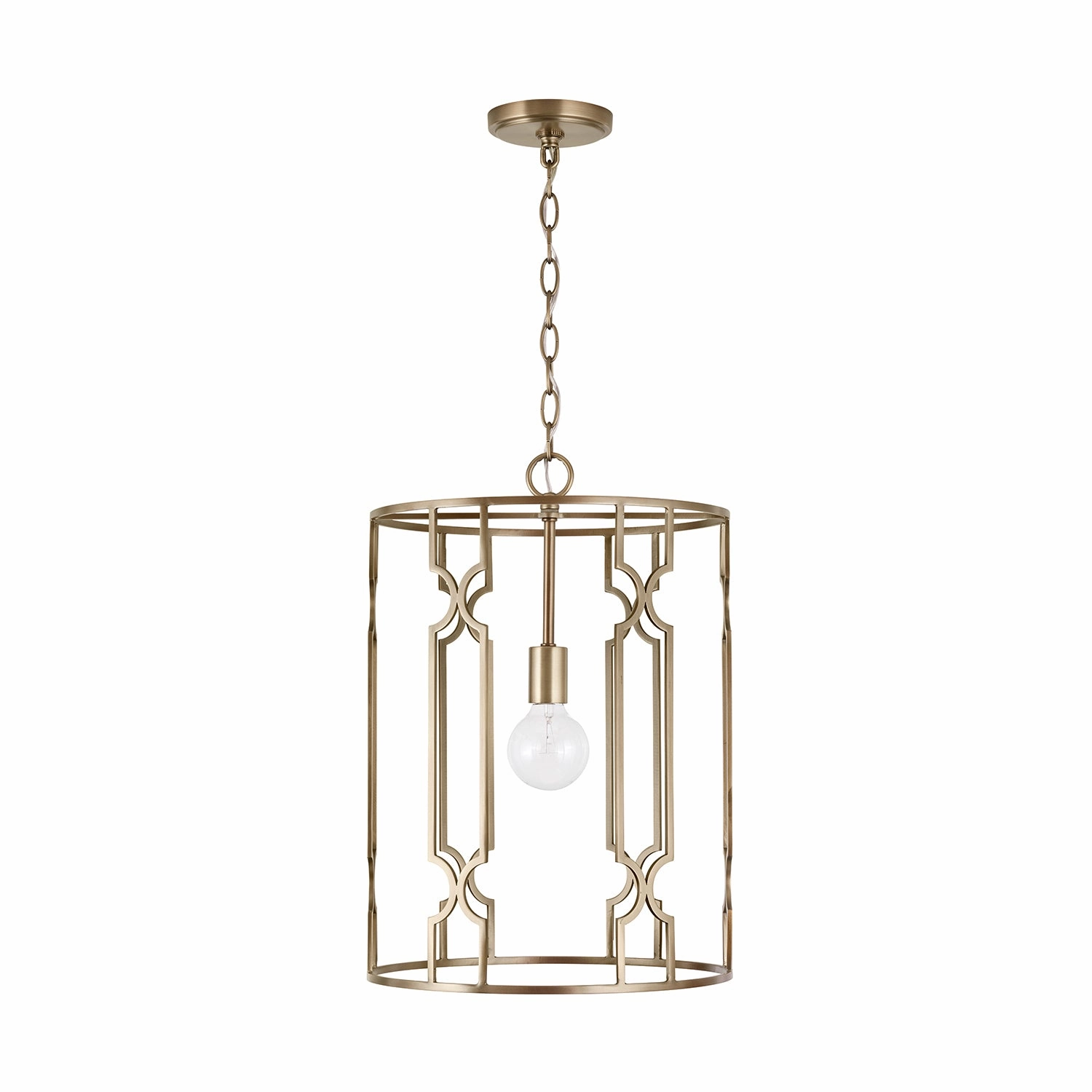 Jordyn One Light Pendant Aged Brass Ceiling Lights Lighting free shipping