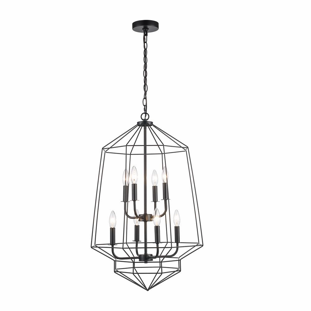 Journey Eight Light Chandelier Black Ceiling Lights Lighting cheap deals