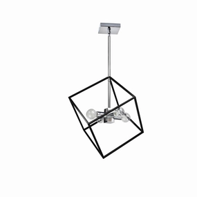 Kappa Four Light Pendant Polished Chrome Ceiling Lights Lighting cheap deals