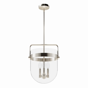 Karloff Three Light Pendant Brushed Nickel Ceiling Lights Lighting cheap deals