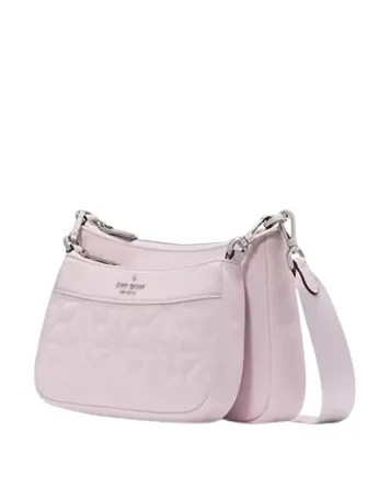 Kate Spade New York Duet Spade Flower Quilted Nylon Crossbody