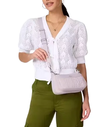Kate Spade New York Duet Spade Flower Quilted Nylon Crossbody