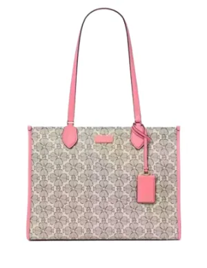 Kate Spade New York Spade Flower Coated Canvas Large Market Tote