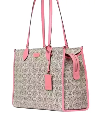 Kate Spade New York Spade Flower Coated Canvas Large Market Tote
