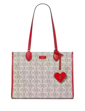 Kate Spade New York Spade Flower Coated Canvas Large Market Tote