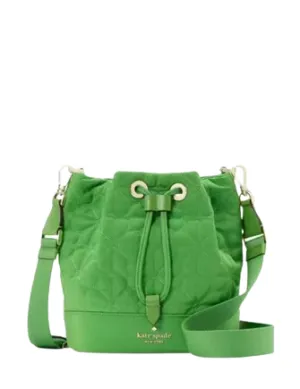 Kate Spade New York Spade Flower Quilted Nylon Bucket Bag