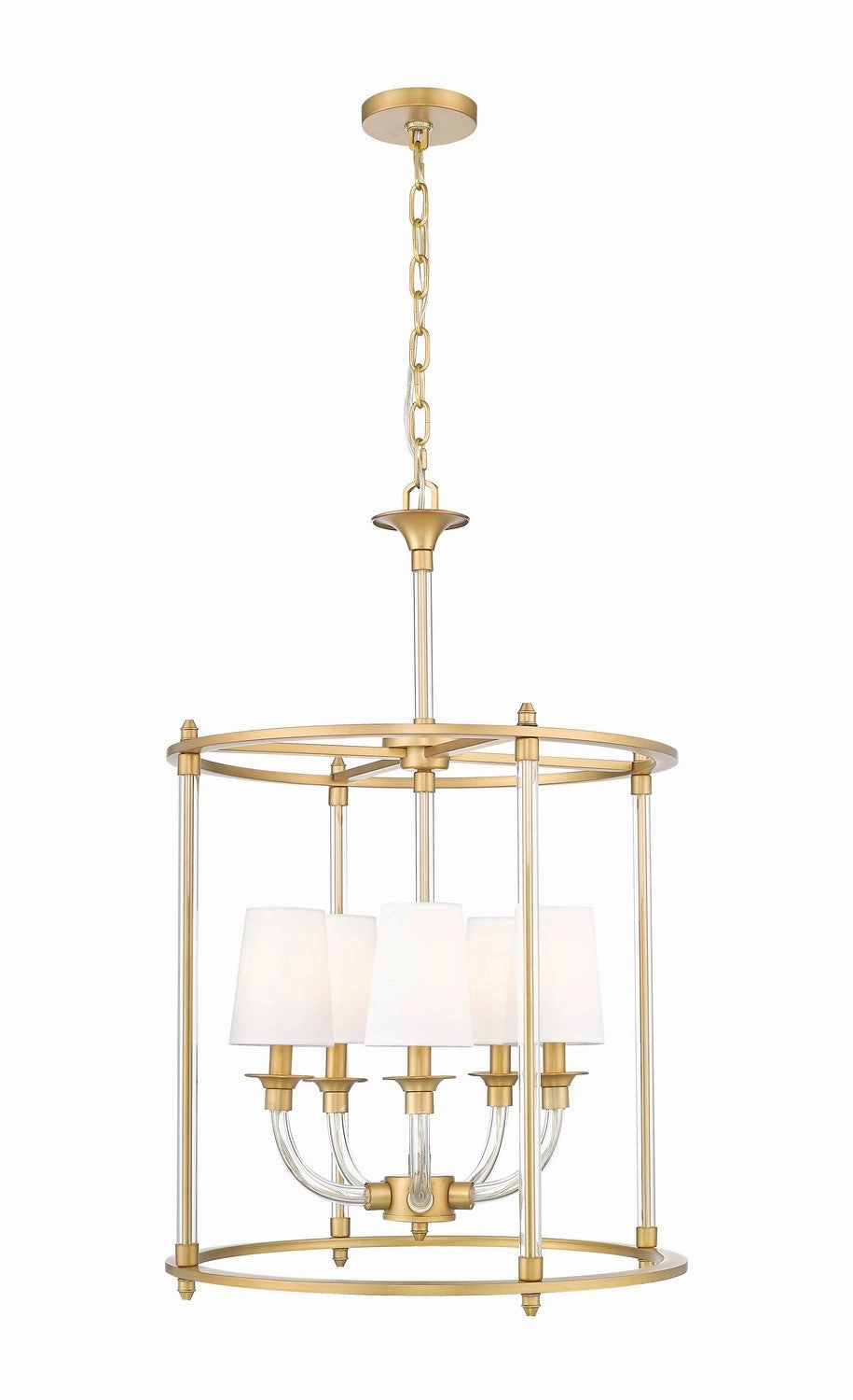 Katerina Five Light Chandelier Rubbed Brass Ceiling Lights Lighting best price