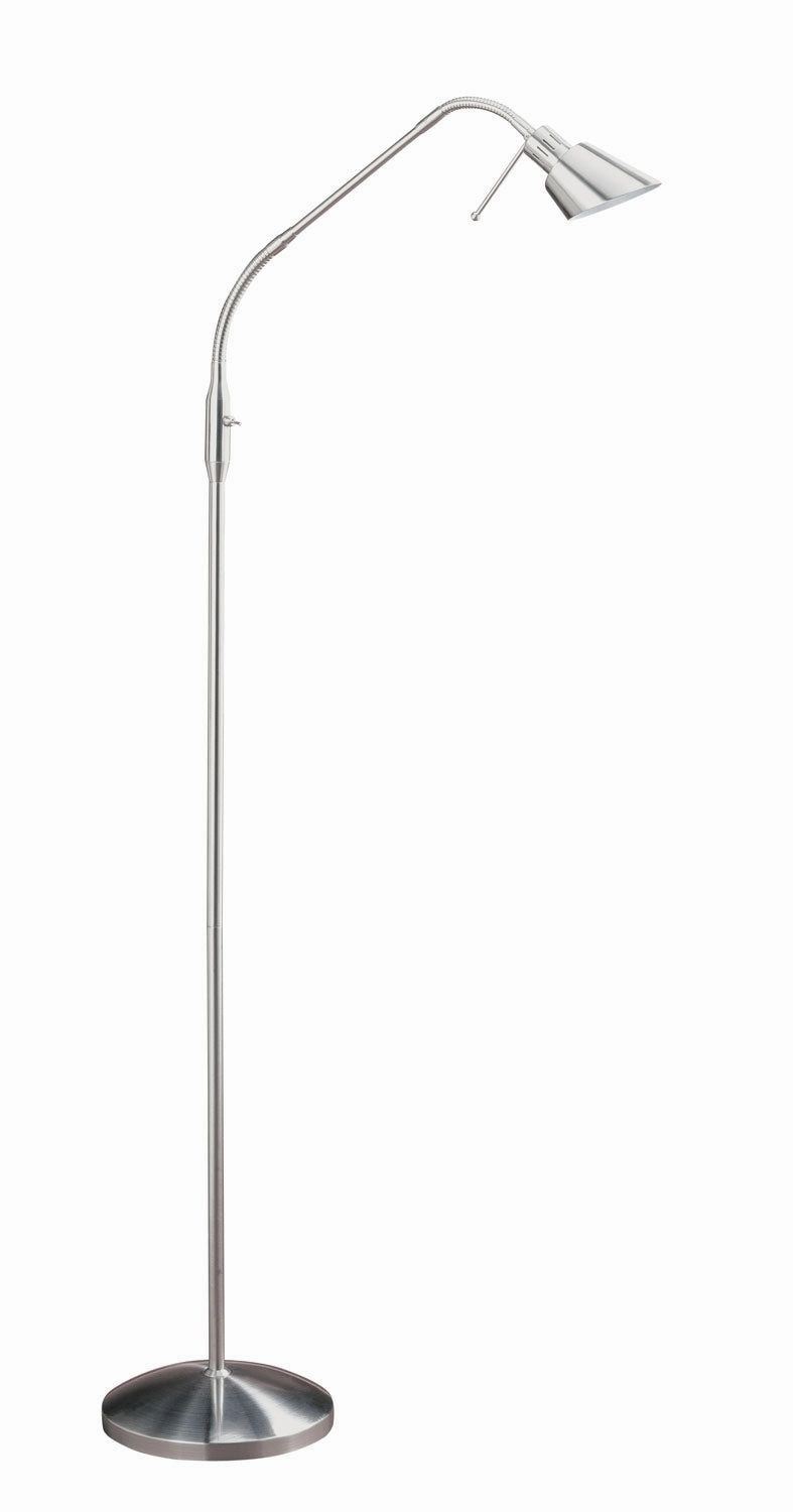 Kendal Lighting FL4048-SN Oslo One Light Floor Lamp Lamp Pewter, Nickel, Silver Buy Lamps cheap online