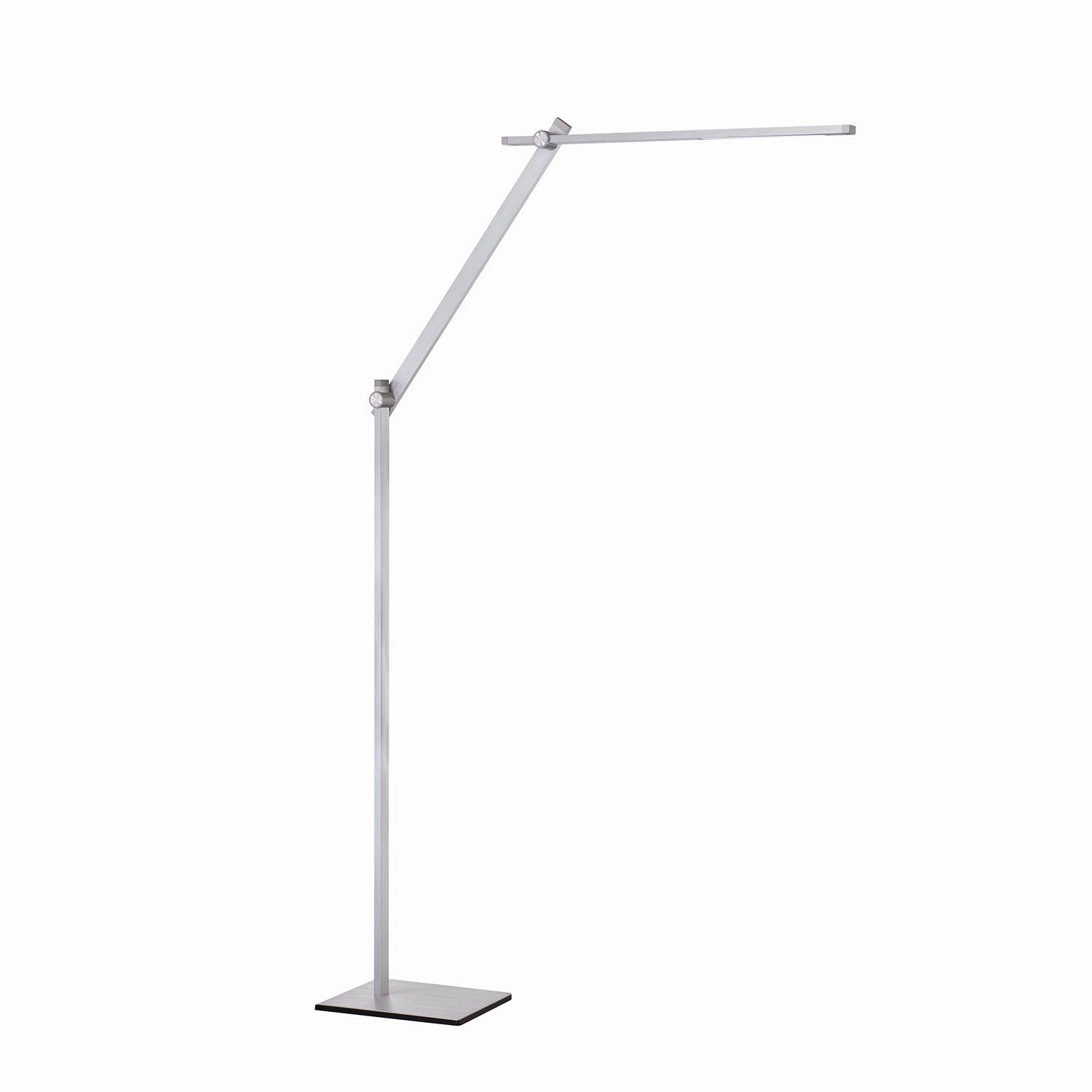 Kendal Lighting FL5017-AL Axoir Led Floor Lamp Lamp Pewter, Nickel, Silver Buy Lamps cheap online