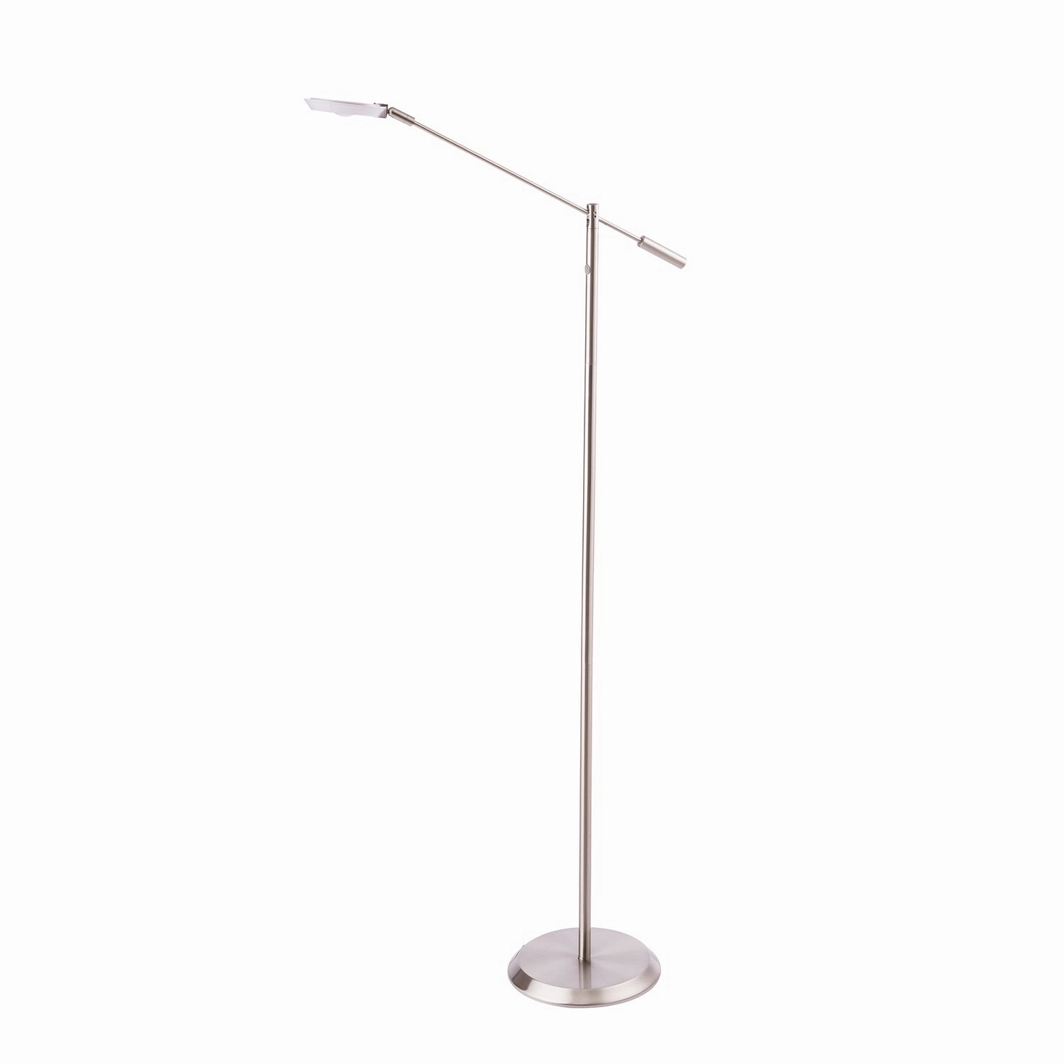 Kendal Lighting FL5021-SN Iggy Led Floor Lamp Lamp Pewter, Nickel, Silver Buy Lamps cheap online