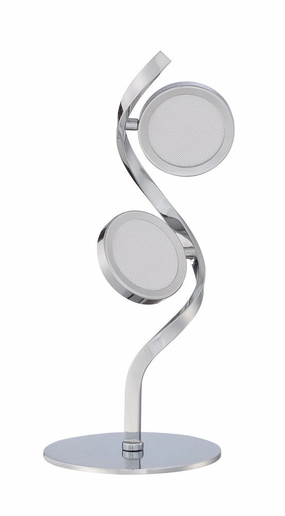 Kendal Lighting PTL4092-CH Milan Led Table Lamp Lamp Chrome Sale on Modern Lamps