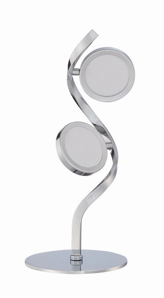Kendal Lighting PTL4092-CH Milan Led Table Lamp Lamp Chrome Sale on Modern Lamps