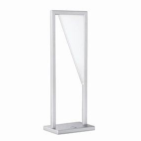 Kendal Lighting PTL5008-SV Voxx Led Table Lamp Lamp Pewter, Nickel, Silver Sale on Modern Lamps