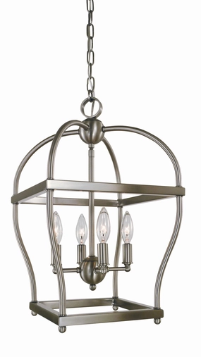 Kenmare Four Light Mini-Chandelier Brushed Nickel Ceiling Lights Lighting discount price
