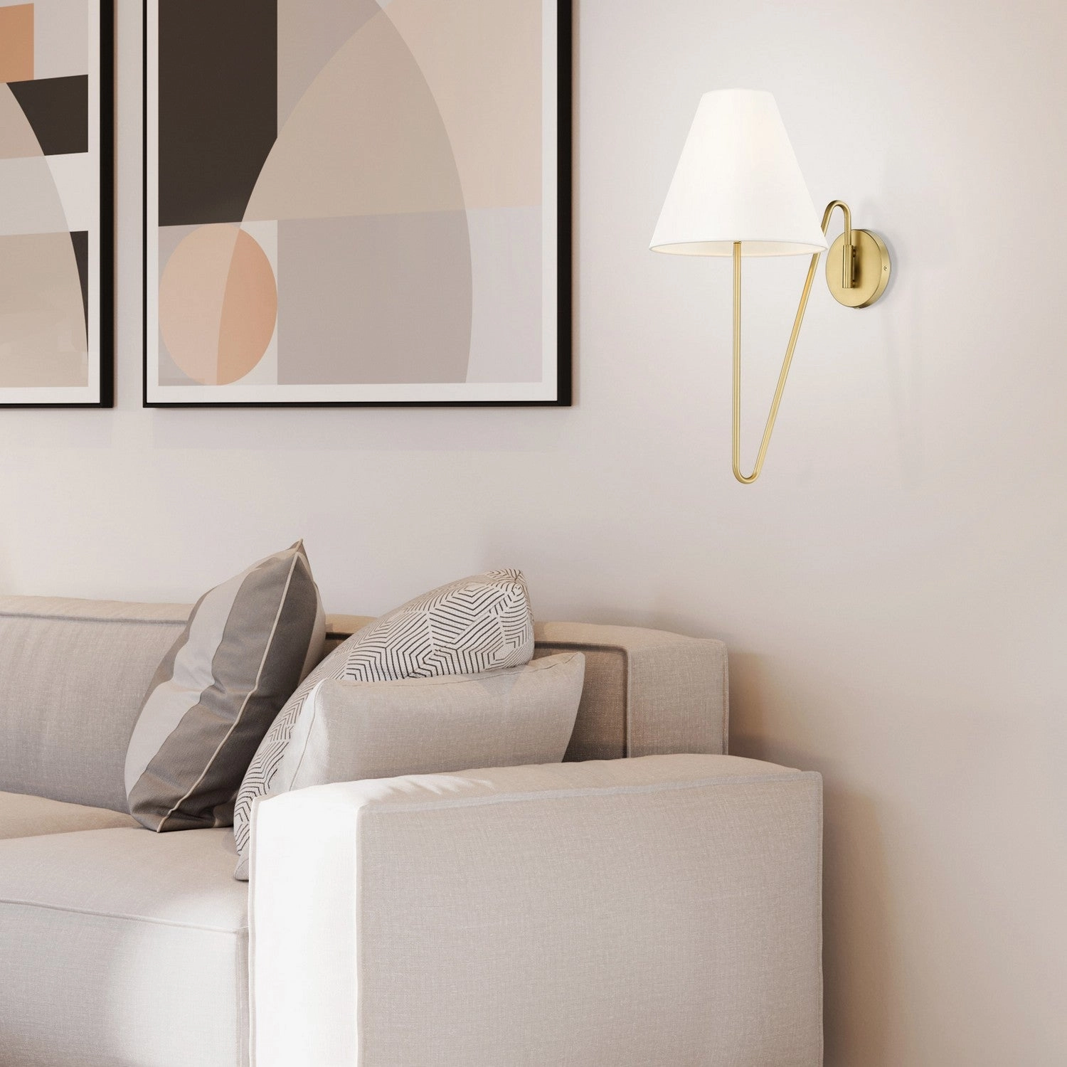 Kennedy One Light Wall Sconce Brushed Champagne Bronze Wall Lights up to 70% off