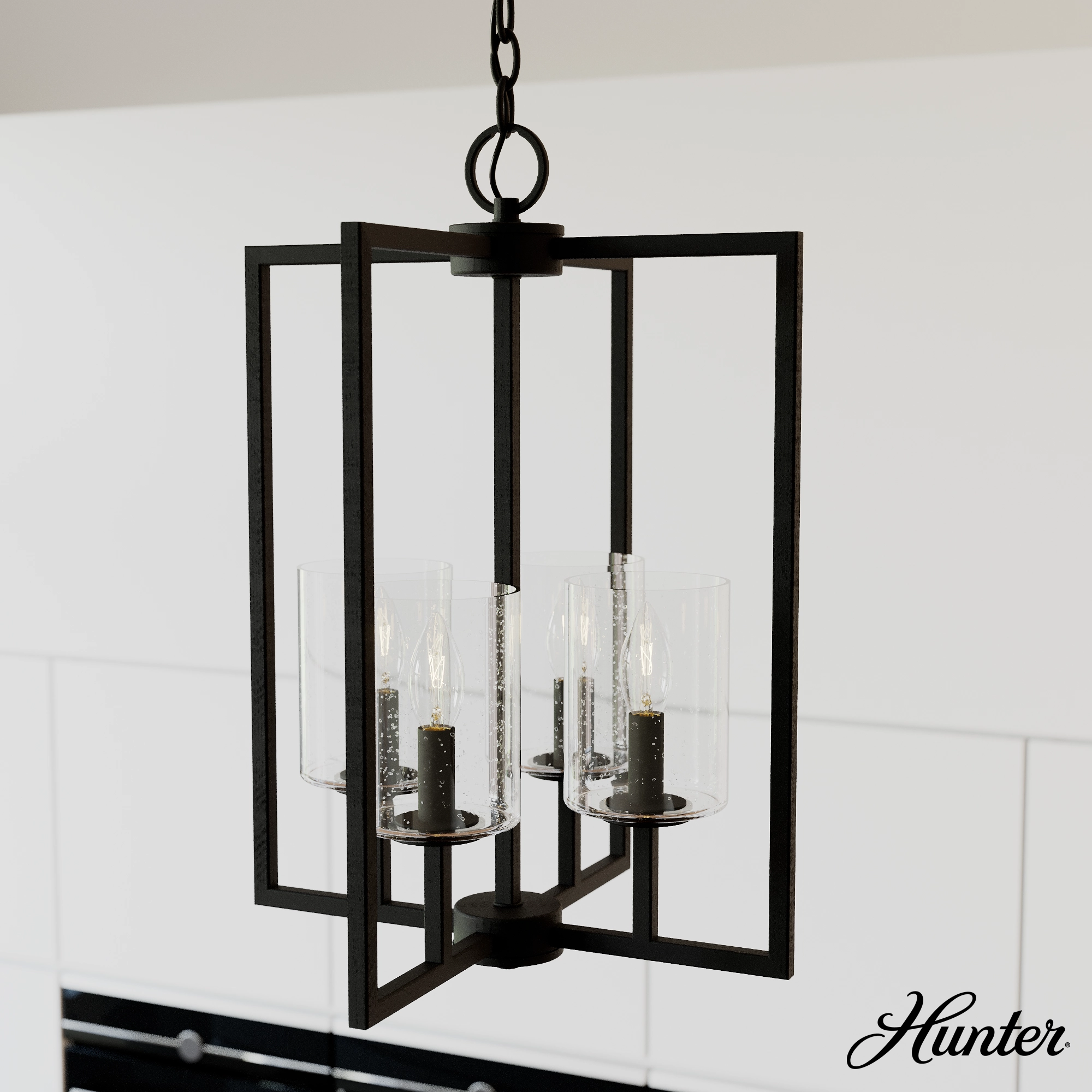Kerrison Four Light Pendant Natural Black Iron Cheap Ceiling Lights available