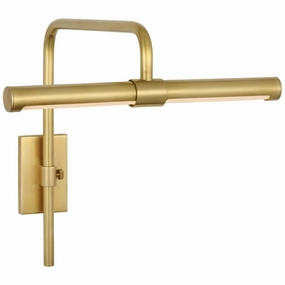 Kidd LED Picture Light Hand-Rubbed Antique Brass Wall Lights for patio sale