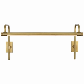 Kidd LED Picture Light Hand-Rubbed Antique Brass Wall Lights for patio sale