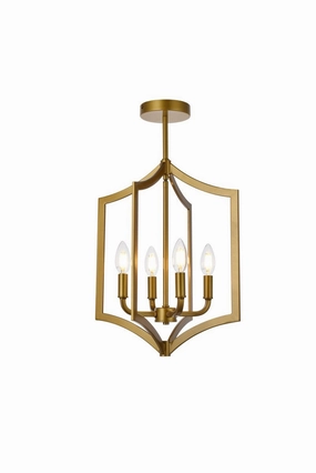 Kiera Four Light Pendant Brass Ceiling Lights Lighting outlet store