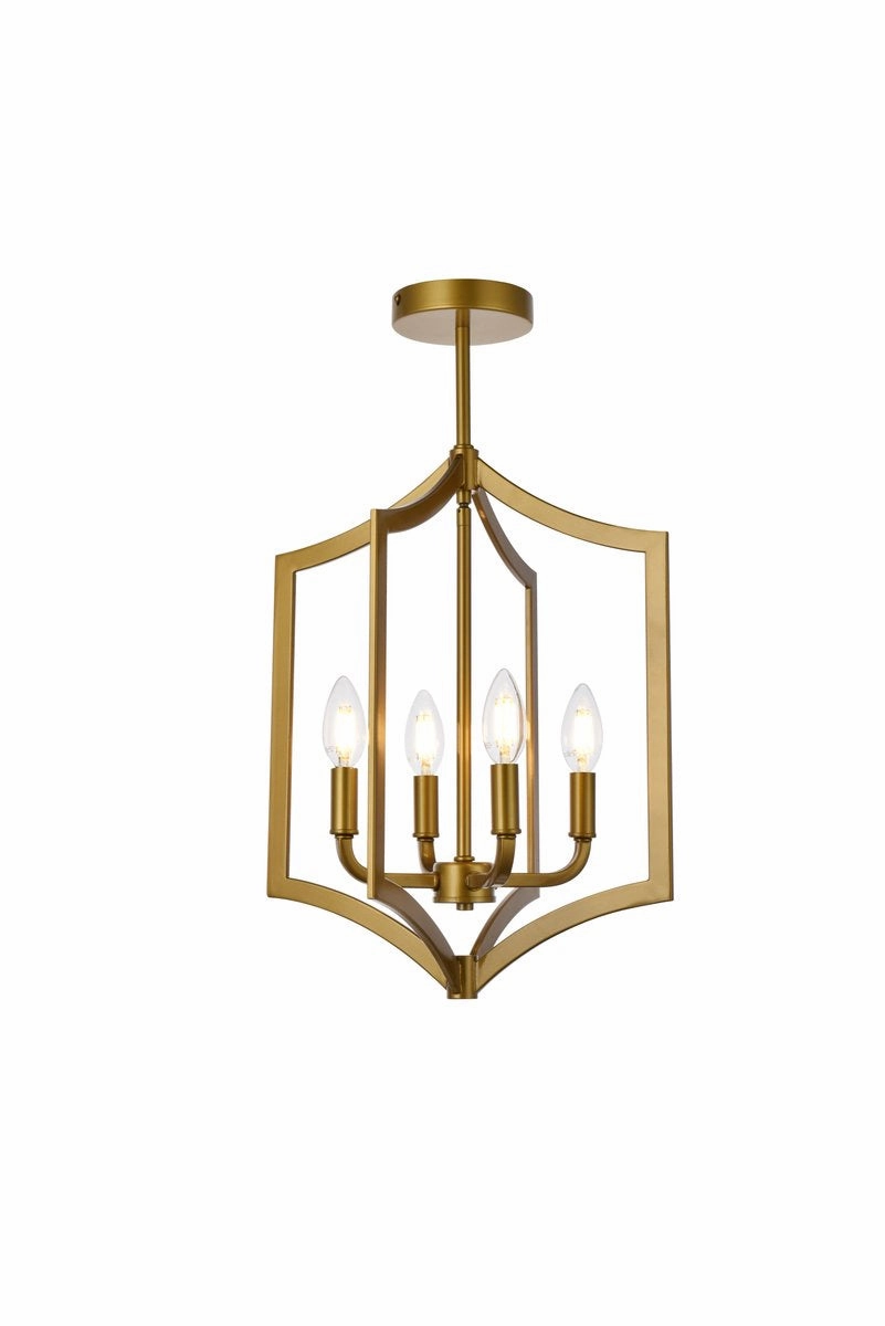 Kiera Four Light Pendant Brass Ceiling Lights Lighting outlet store