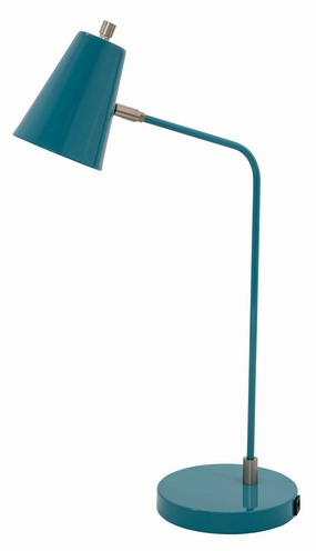 Kirby LED Table Lamp Teal Desk Lamps Lighting sale online