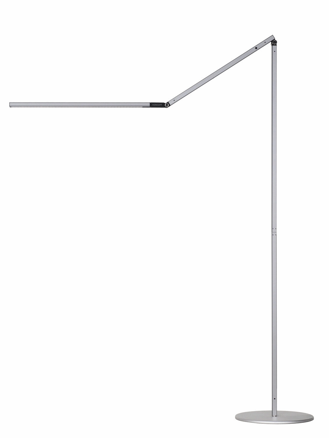 Koncept Lighting AR5000-WD-SIL-FLR  Z-Bar Lamp Silver Buy Lamps cheap online
