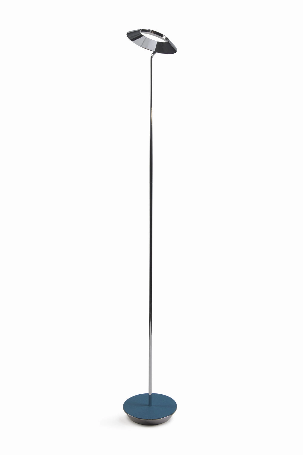 Koncept Lighting RYO-SW-CRM-AZF-FLR Modern Royyo Lamp Chrome, Azure Felt Base Plate Buy Lamps cheap online