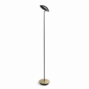 Koncept Lighting RYO-SW-MTB-BRS-FLR Modern Royyo Lamp Matte Black, Brass Base Plate Buy Lamps cheap online