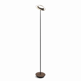 Koncept Lighting RYO-SW-MTB-OWT-FLR Modern Royyo Lamp Matte Black, Oiled Walnut Base Plate Buy Lamps cheap online