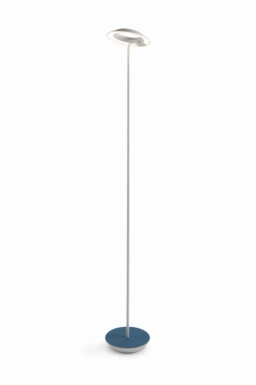 Koncept Lighting RYO-SW-MWT-AZF-FLR Modern Royyo Lamp Matte White, Azure Felt Base Plate Buy Lamps cheap online