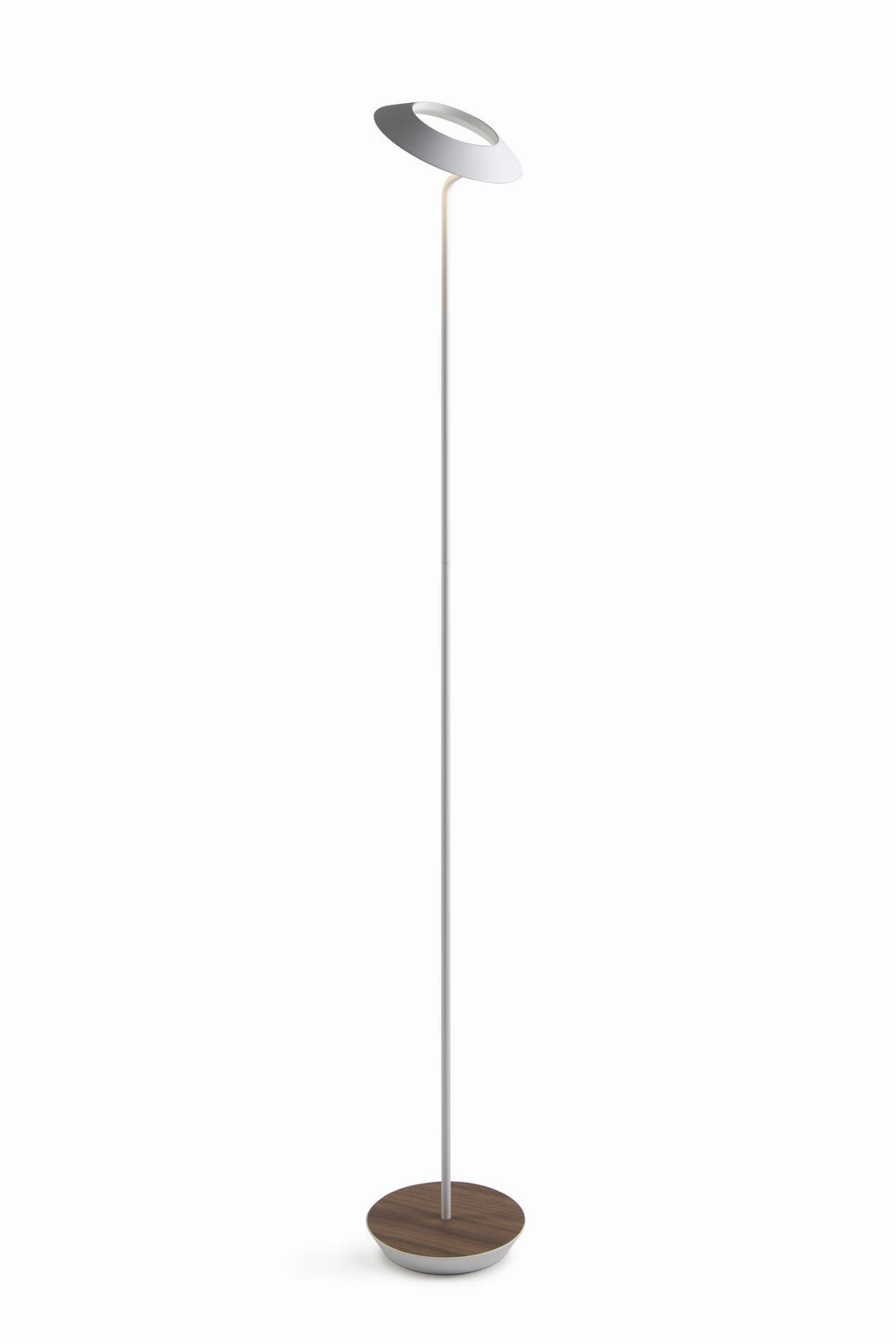 Koncept Lighting RYO-SW-MWT-OWT-FLR Modern Royyo Lamp Matte White, Oiled Walnut Base Plate Buy Lamps cheap online