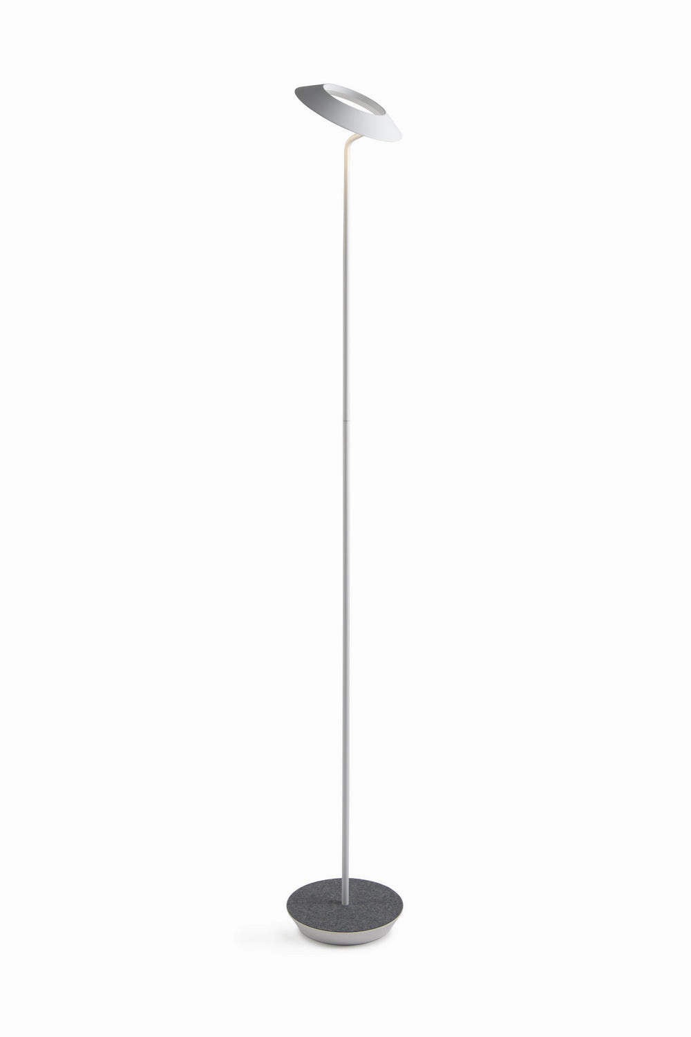 Koncept Lighting RYO-SW-MWT-OXF-FLR Modern Royyo Lamp Matte White, Oxford Felt Base Plate