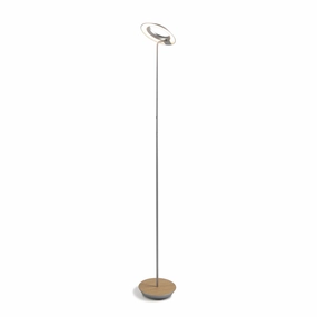 Koncept Lighting RYO-SW-SIL-WOK-FLR Modern Royyo Lamp Silver, White Oak Base Plate Buy Lamps cheap online
