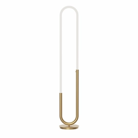 Kuzco Lighting Huron FL95150-BG Modern Lamp - Gold, Champ, Gld Leaf Buy Lamps cheap online