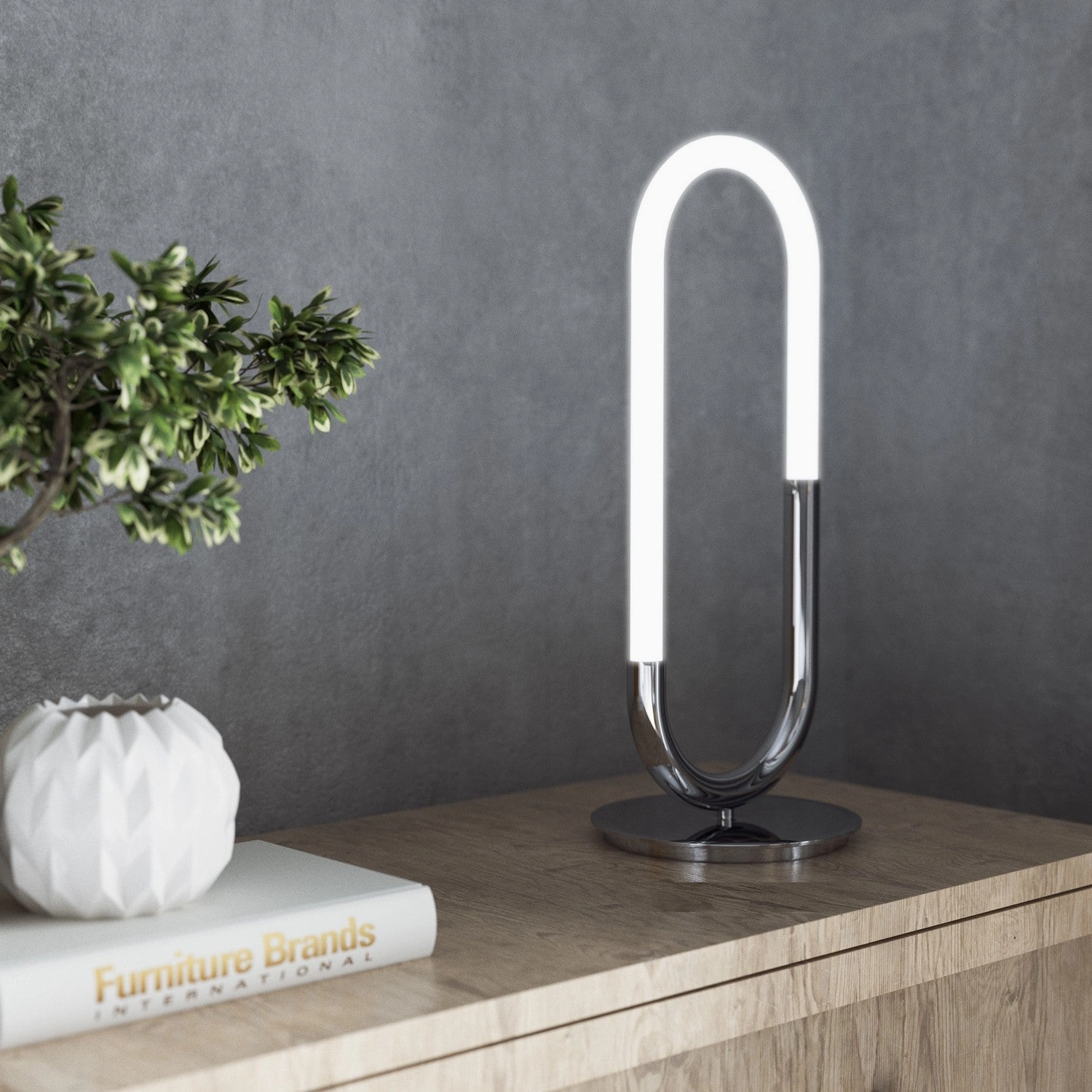 Kuzco Lighting Huron TL95121-CH Modern Lamp - Chrome