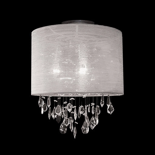 Kuzco Semi-Flush Mts. 52152C Ceiling Light - Chrome Online shop Ceiling Lights