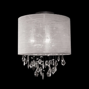 Kuzco Semi-Flush Mts. 52152C Ceiling Light - Chrome Online shop Ceiling Lights
