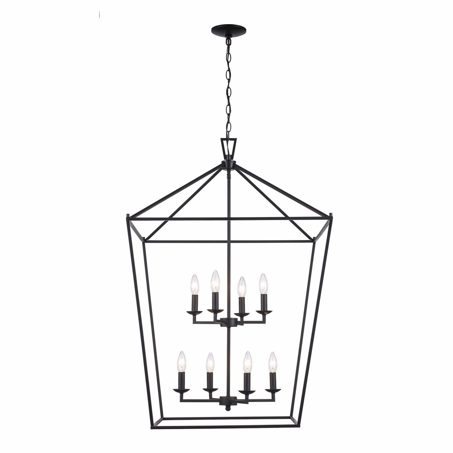 Lacey Eight Light Chandelier Black Ceiling Lights Lighting outlet store