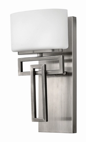 Lanza One Light Bath Sconce in Antique Nickel Stylish Wall Lights offers