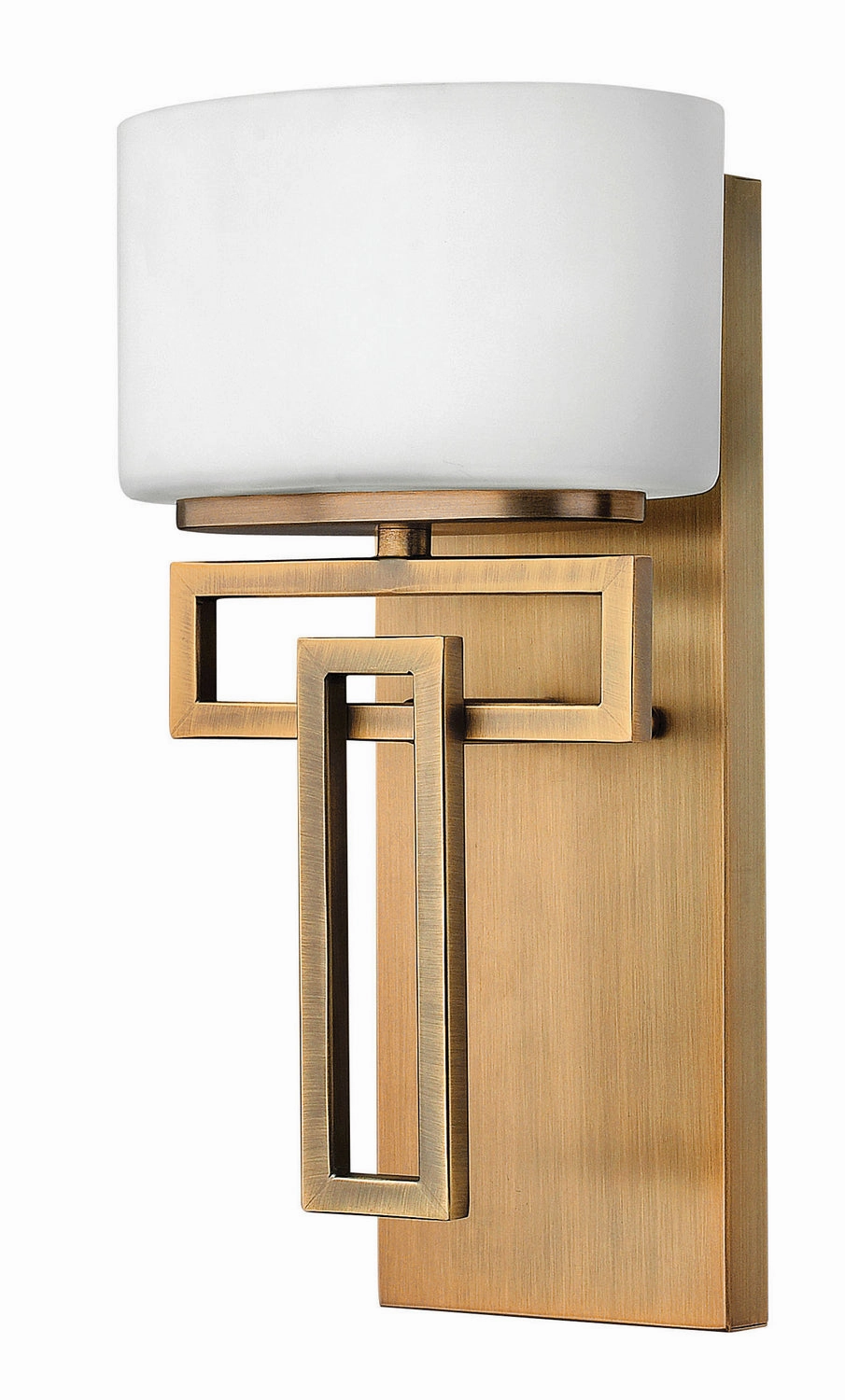 Lanza One Light Bath Sconce in Brushed Bronze Stylish Wall Lights offers