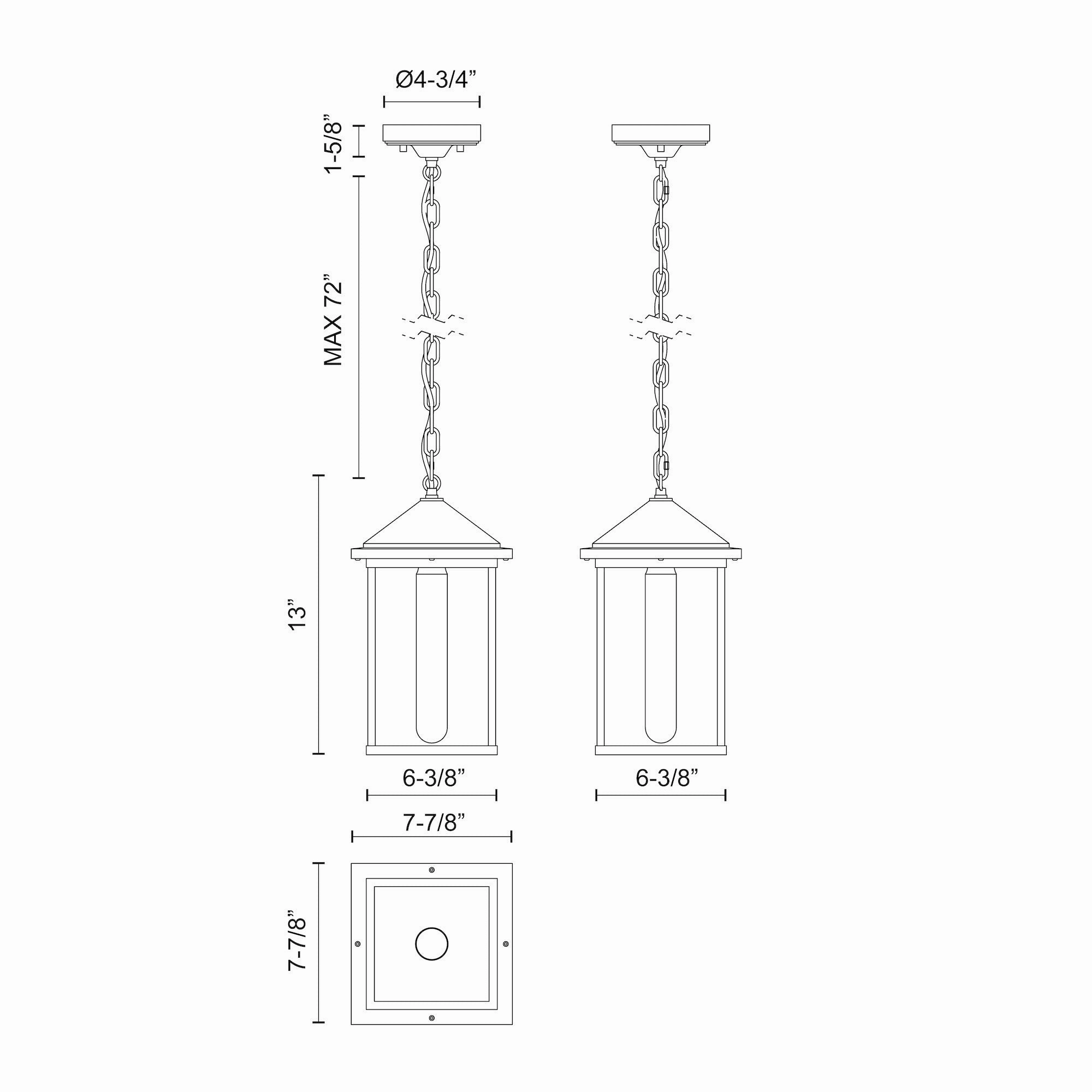 Larchmont One Light Exterior Pendant Clear Glass/Textured Black Hanging Lantern Lights deals