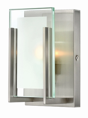 Latitude One Light Bath Sconce in Brushed Nickel Stylish Wall Lights offers