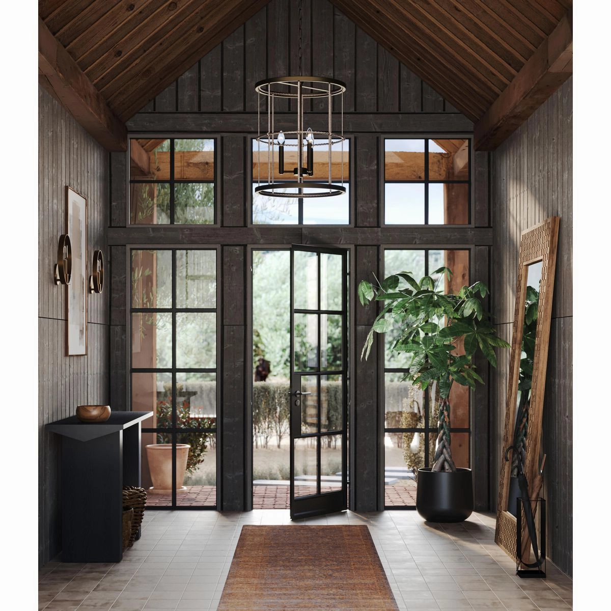 Lattimore Three Light Hall & Foyer Light Aged Brass Cheap Ceiling Lights available