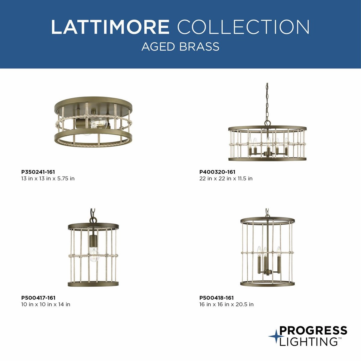 Lattimore Three Light Hall & Foyer Light Aged Brass Cheap Ceiling Lights available