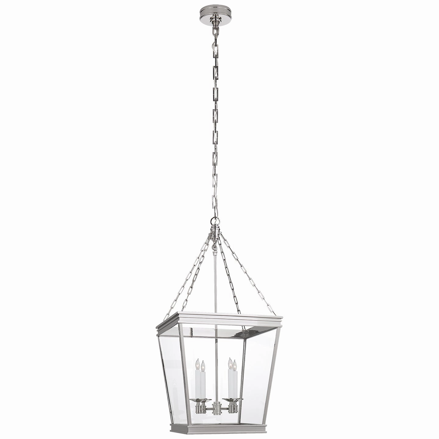 Launceton Four Light Lantern Polished Nickel Ceiling Lights Lighting free shipping