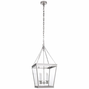 Launceton Four Light Lantern Polished Nickel Ceiling Lights Lighting free shipping