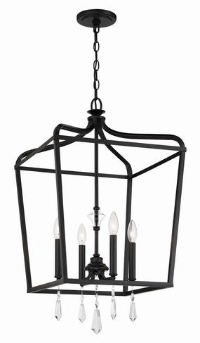 Laurel Estate Four Light Foyer Pendant Coal Ceiling Lights Lighting discount price